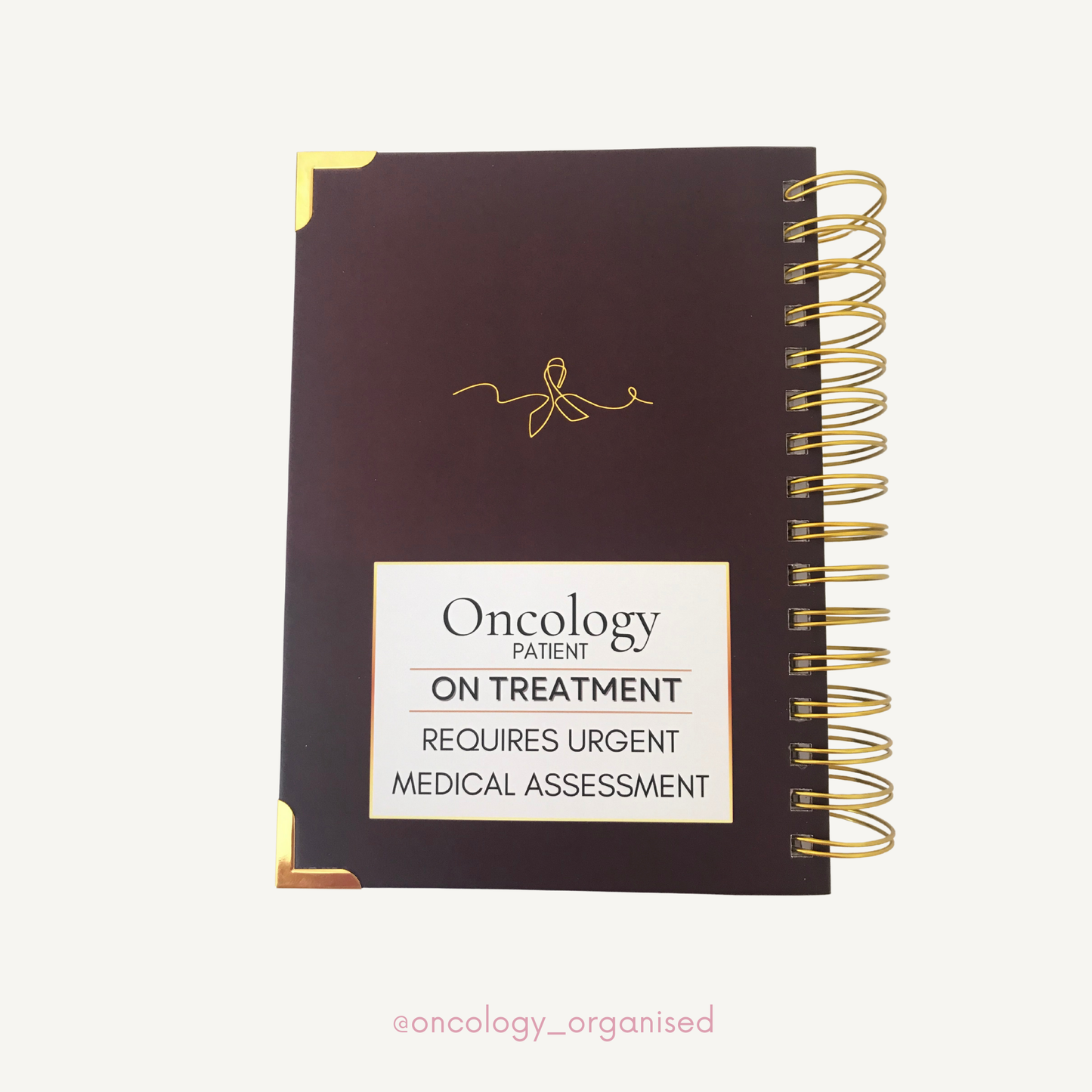 The Ultimate Oncology Planner - Classic Ribbon (Maroon)